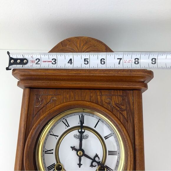 Vintage D&A 31-Day Silent Pendulum Wall Clock Parlor Clock With Key NOT WARNING - Picture 13 of 14